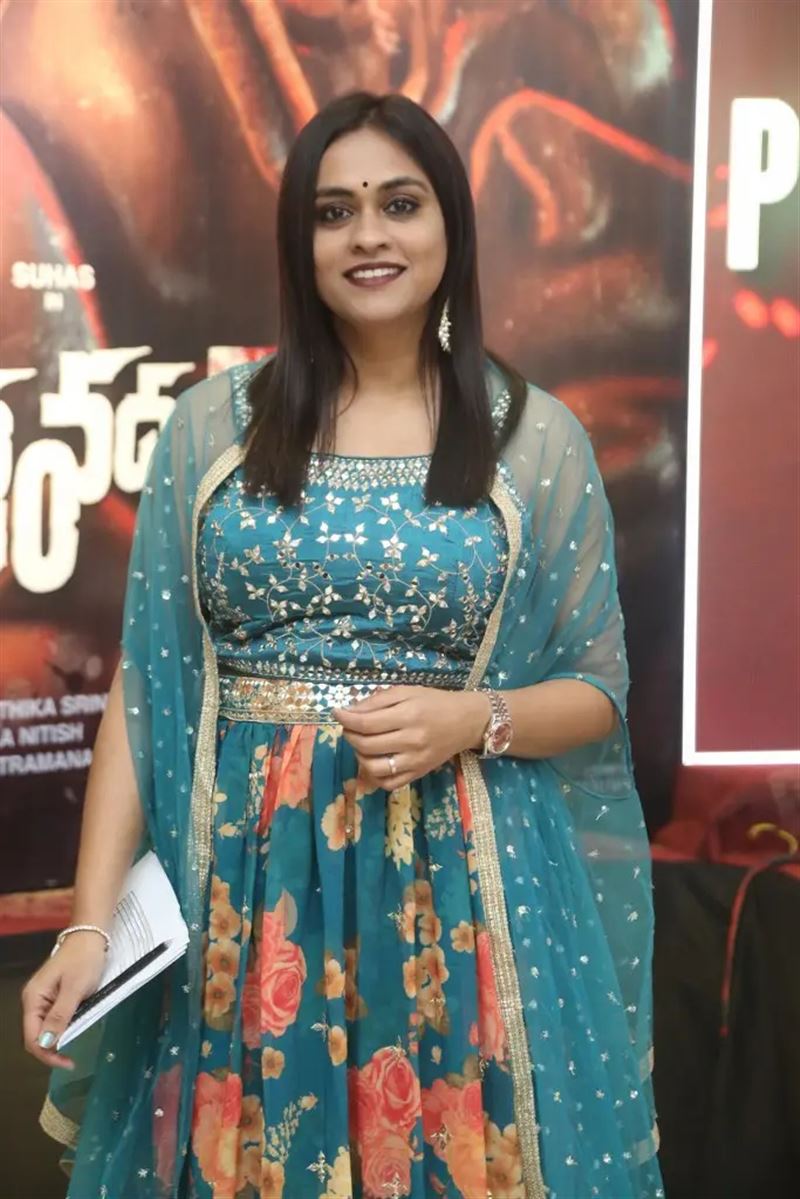 Telugu Tv Anchor Geetha Bhagath at Prasanna Vadanam Movie Release Event